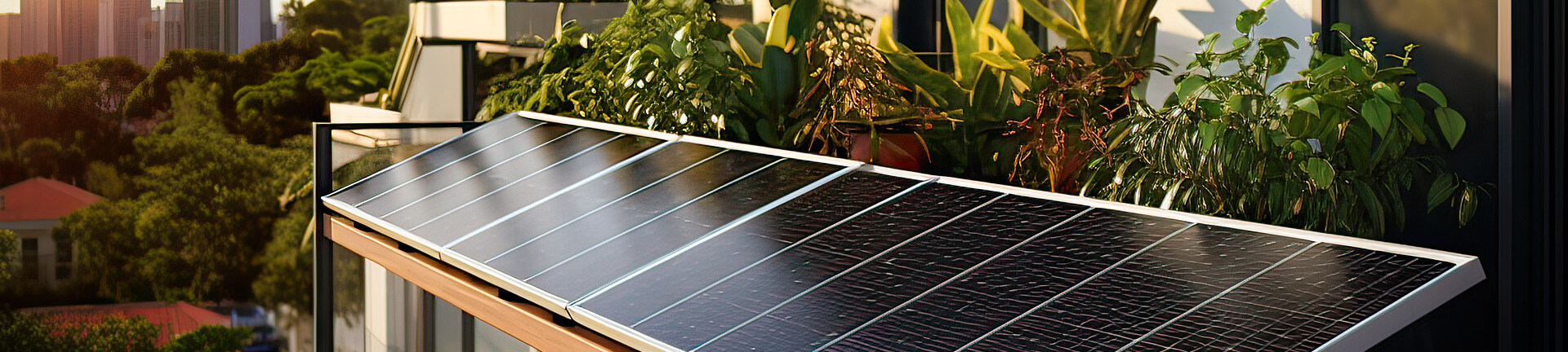 Balkon Solarmodule