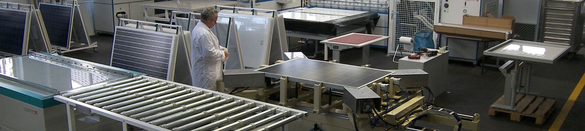 Produktion Solarmodule